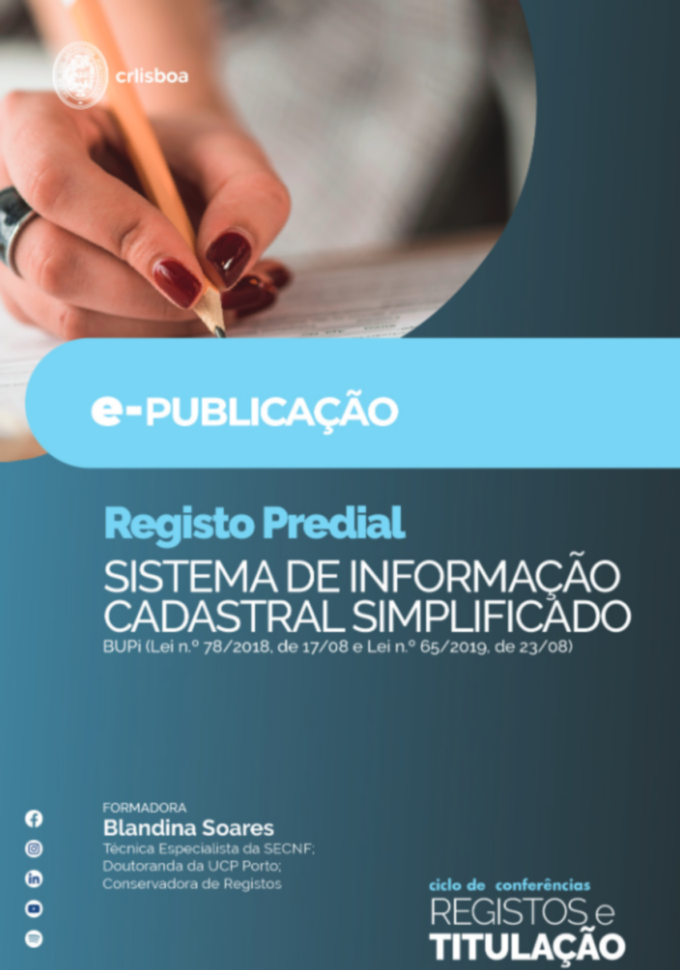 Sistema de Informação Cadastral Simplificado  - BUPi