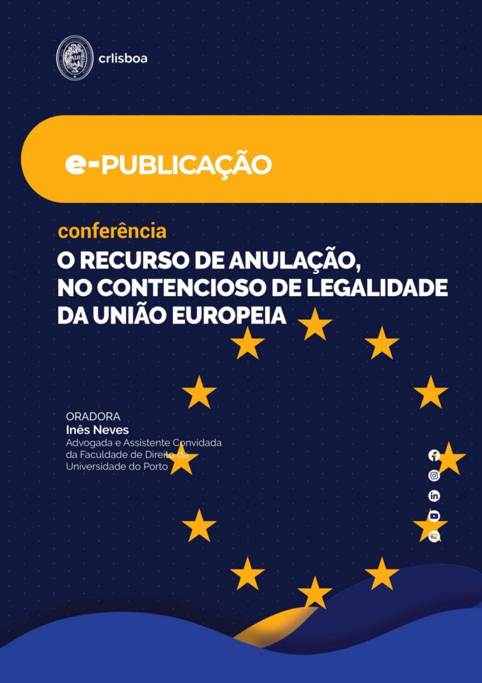 O recurso de anulação no contencioso de legalidade da União Europeia